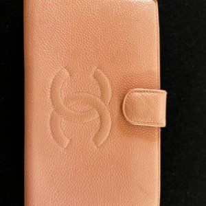 Chanel Caviar Leather Pink Wallet